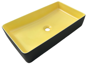Цветна мивка за баня Densi Yellow